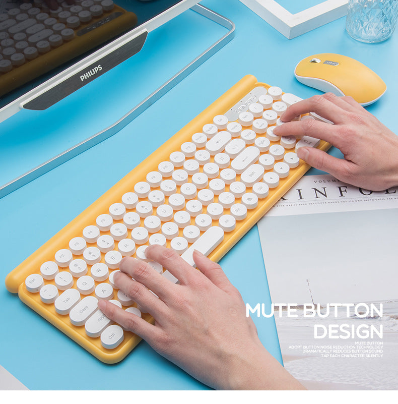 Langtu Wireless Keyboard And Mouse Set Office Home Silent Laptop Keyboard And Mouse Set