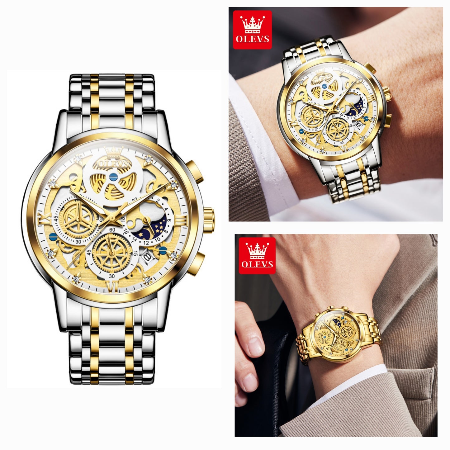 Oulishi Brand Watch men's