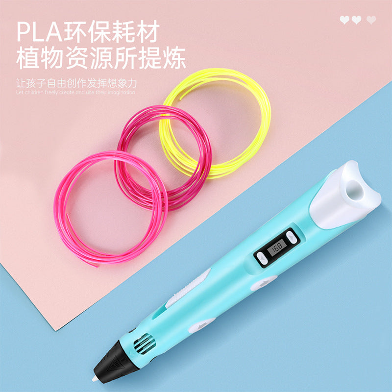 3D Printing Pen V2S New 2 Generation Upgraded PLA3d Stereo Printing Pen 5v 2A