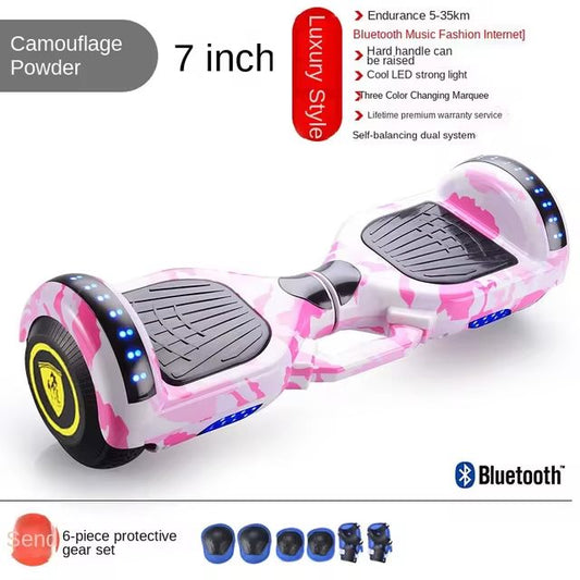 Adult Electric Self-balancing Swing Car 7-inch Children&#039;s Two-wheel Intelligent Electric Balance Car With Armrest