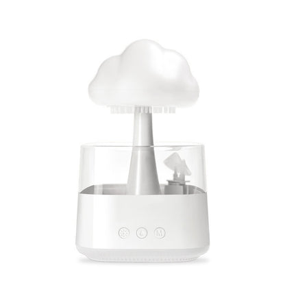 Raindrop Humidifier Essential Oil Household Wood Grain Volume Cross-Border Rain Mushroom Aromatherapy Cloud Lamp Bedroom Fog