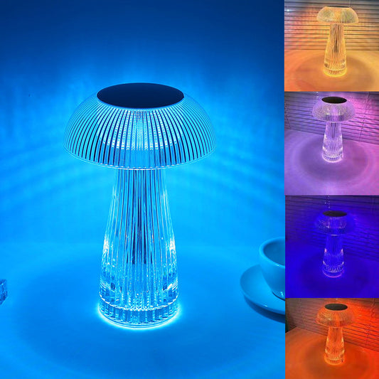 Creative Table Lamp Net Red Rose Crystal Table Lamp Light Luxury Atmosphere Lamp Pat Lamp Advanced Sense Charging Nightlight