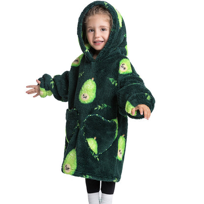 Blanket Hoodie Wearable Blanket Sweatshirt Oversized Insulated Pullover Sweatshirt Sweatshirt Kids