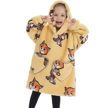 Blanket Hoodie Wearable Blanket Sweatshirt Oversized Insulated Pullover Sweatshirt Sweatshirt Kids