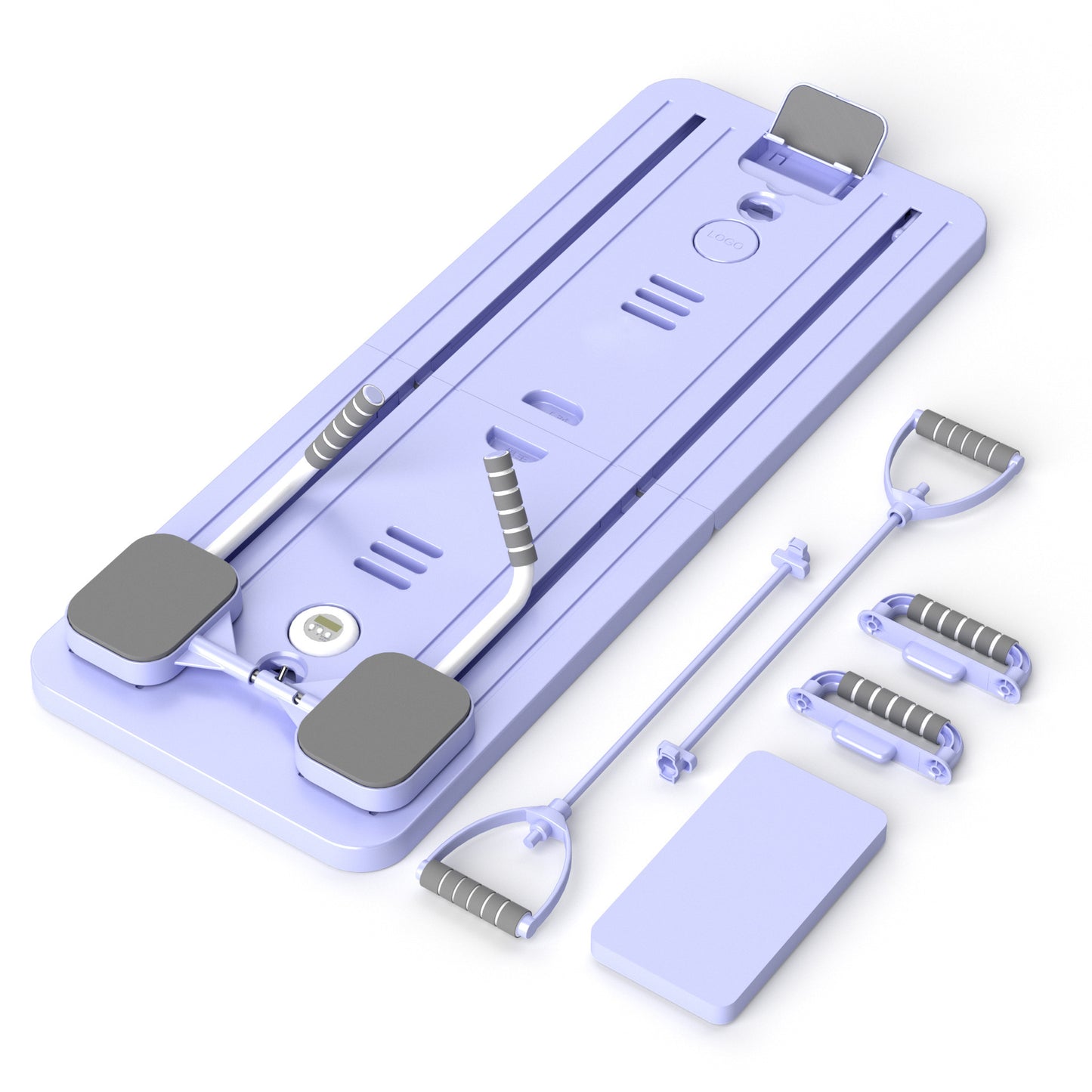 Multifunctional Fitness Web With Pole With Mobile Phone Bracket Fitness Board Exercise Pilates Yoga Fitness Equipment