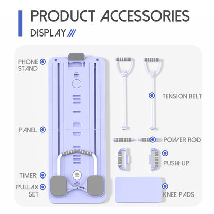 Multifunctional Fitness Web With Pole With Mobile Phone Bracket Fitness Board Exercise Pilates Yoga Fitness Equipment
