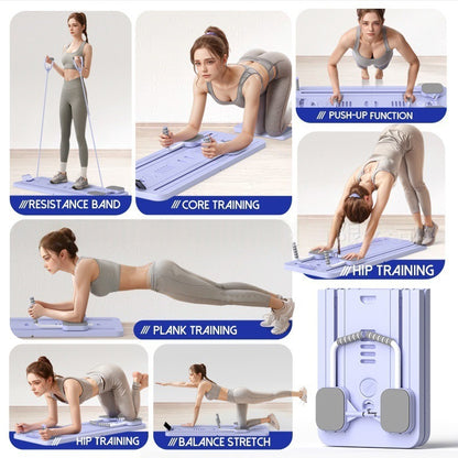 Multifunctional Fitness Web With Pole With Mobile Phone Bracket Fitness Board Exercise Pilates Yoga Fitness Equipment