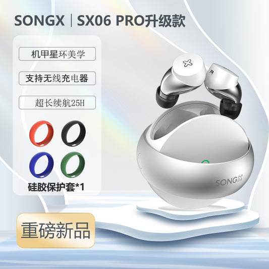 SONGX 06 Wireless Bluetooth Headset For Apple Huawei In-ear Binaural Stereo Ultra-clear Sound Quality Call
