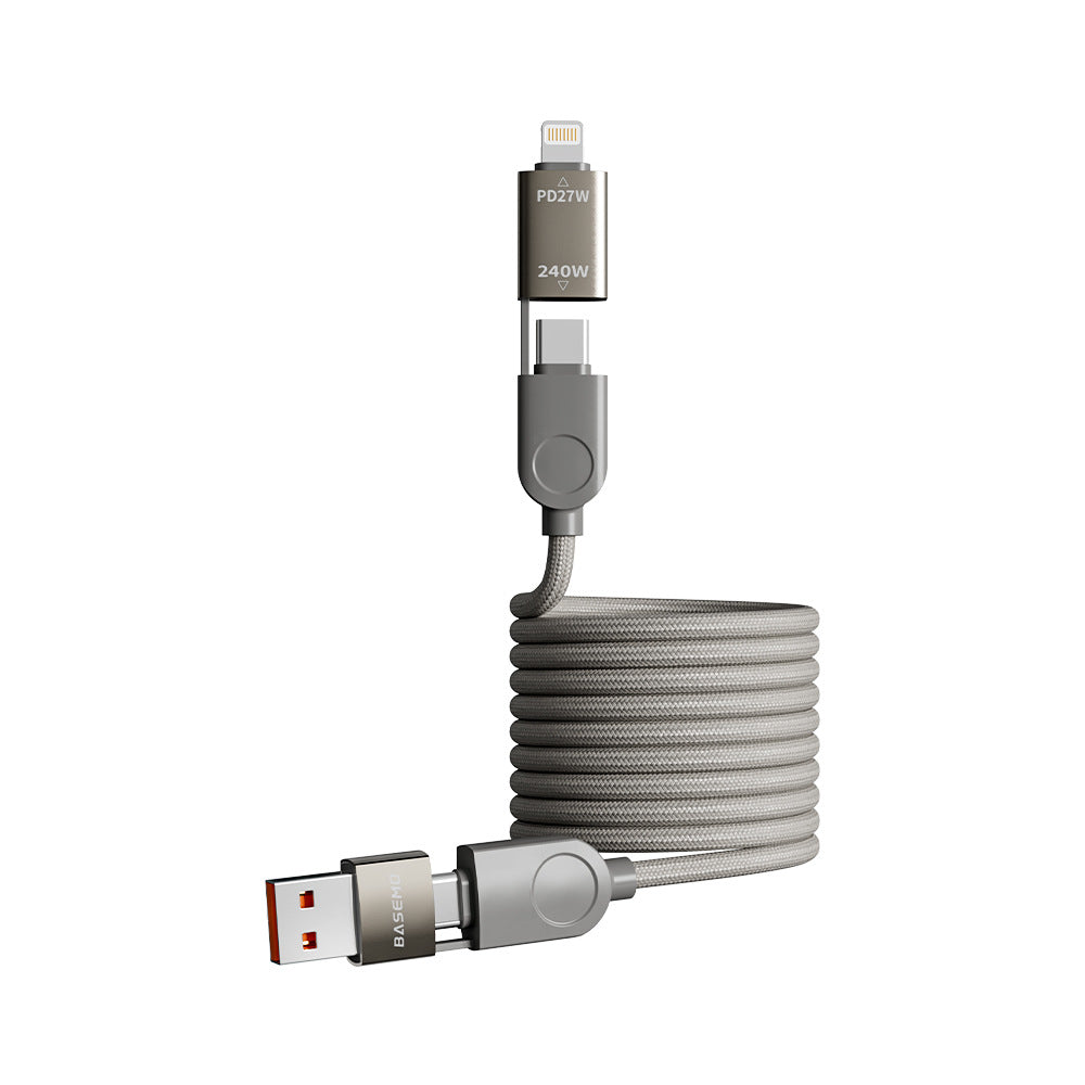 [Safe And Durable] Double Magic Magnetic Suction Data Line 240W Applicable To Huawei PD Fast Charge Apple 16 Braided Fast Charge Line