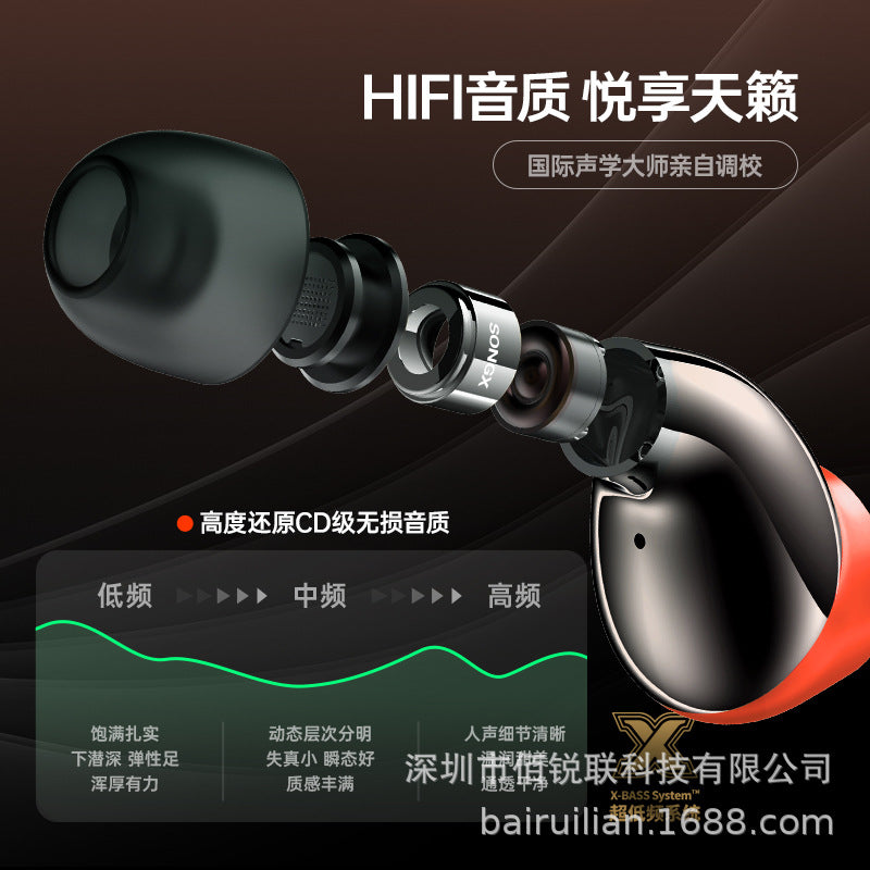 SONGX 06 Wireless Bluetooth Headset For Apple Huawei In-ear Binaural Stereo Ultra-clear Sound Quality Call