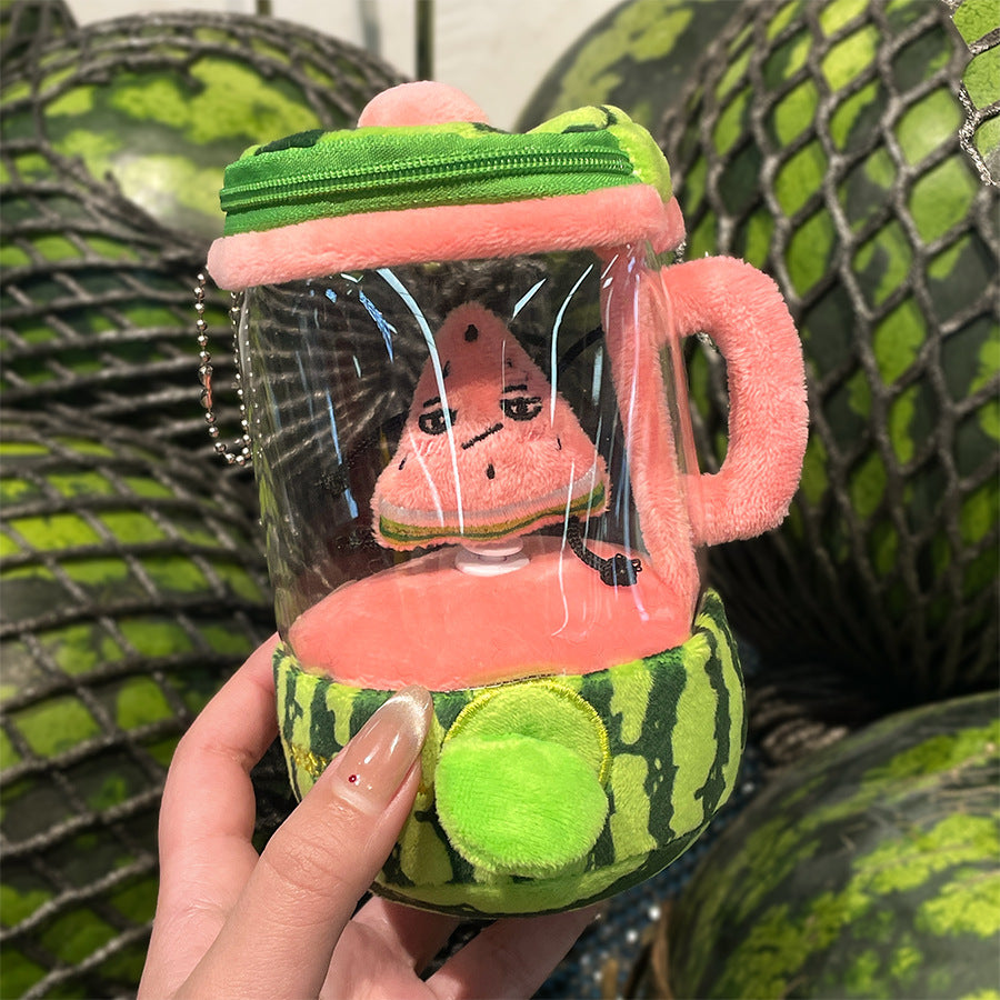 Cross-border Internet Celebrity Doll Plush Toy Carrot Fruit Juicer Rotating Fun High-value Draw Rope