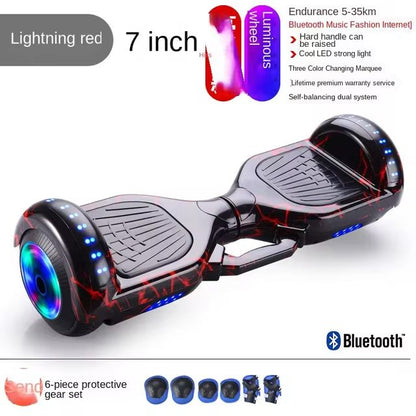 Adult Electric Self-balancing Swing Car 7-inch Children&#039;s Two-wheel Intelligent Electric Balance Car With Armrest