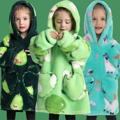 Blanket Hoodie Wearable Blanket Sweatshirt Oversized Insulated Pullover Sweatshirt Sweatshirt Kids